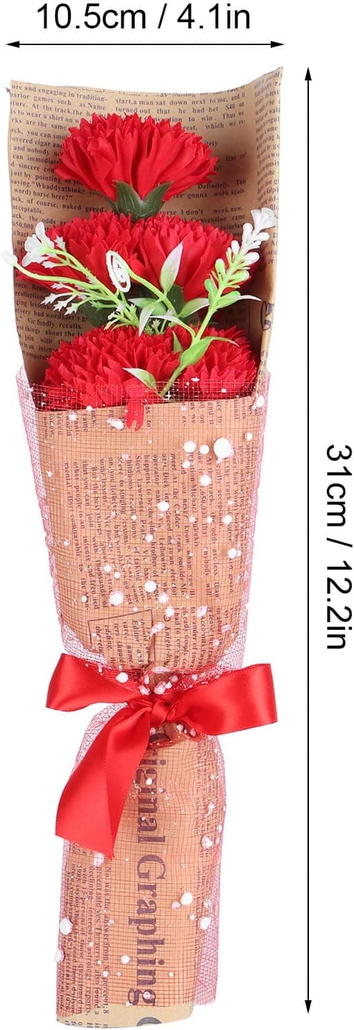 Kunstig Blomsterbuket Kunstige Nellikker PE Simuleringsblomst
