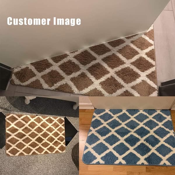 Ekstra myk mikrofiber badematte, sklisikker og vannabsorberende, Mac