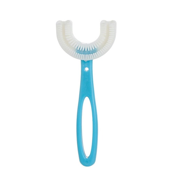 U-muotoinen silikoniharjaspää Baby hammasharjan hampaiden puhdistustyökalu