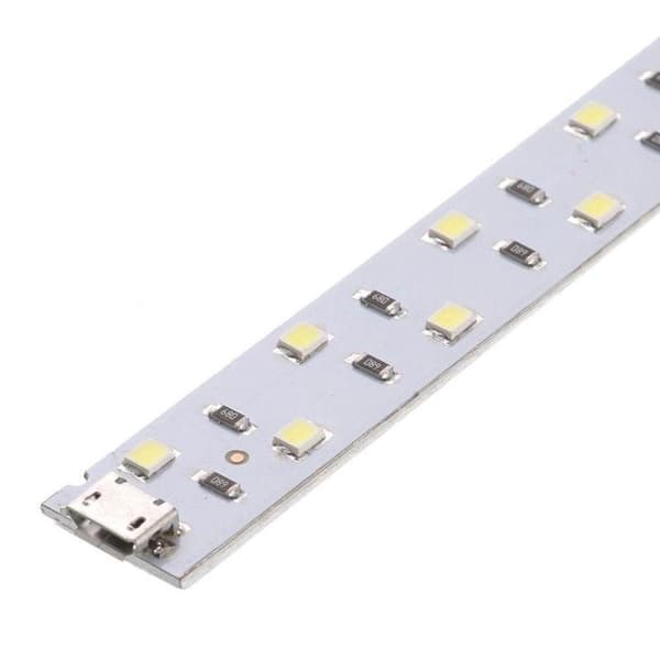 10 stk LED-stripe (20 cm lang) Fotostudiobelysningsstripe for Soft