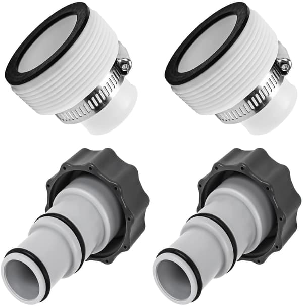 Starlight-intex gjengepumpe erstatningsslangeadapter 4 stk