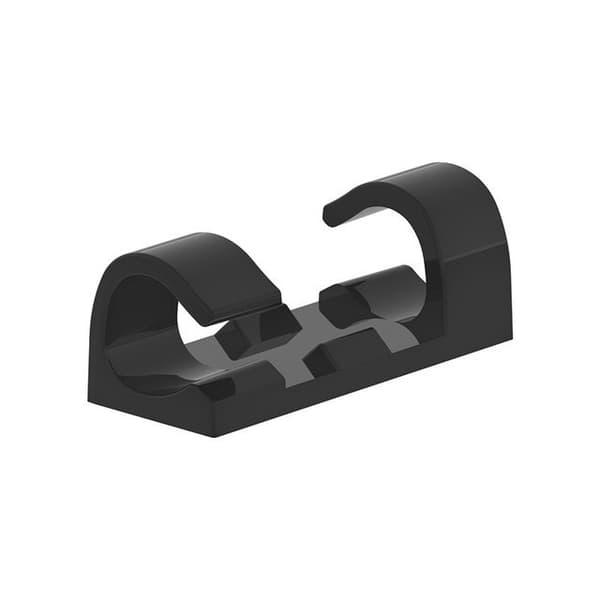 80 stk. kabelklemmer, kabelholder med selvklebende sikker base