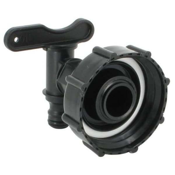 S60X6-anslutning - HDPE-kran för 1000 L vattentank