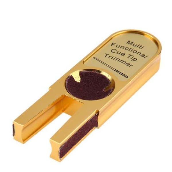 U-Formet Billard Pool Snooker Kø Tip Scuffer Trimmer Polermaskine