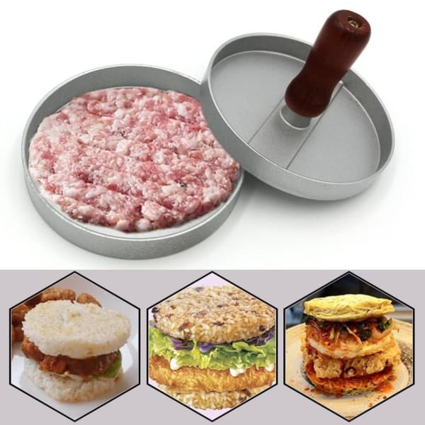 1 stk manuell non-stick belagt burgerpresse Patty Burgerpresse D