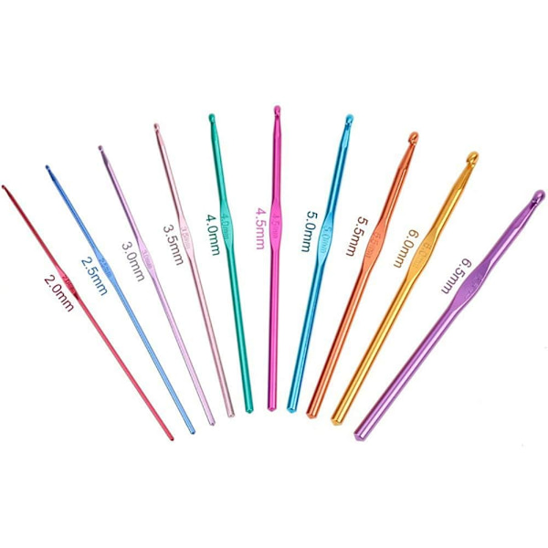 All-in-One Högkvalitativ Virkningsset Stickverktyg 100 Stycken Sticka
