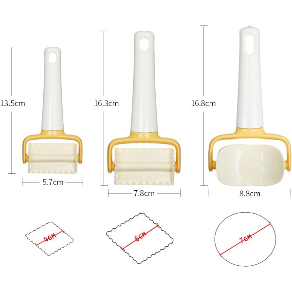 Plastkakformssats, Runda och Kvadratiska Utstickare, Kakvals 4cm