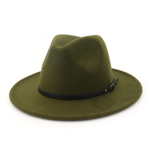 Fedora-hatt i ullfilt för kvinnor eller män