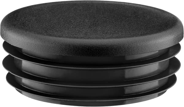 10-pakning 42 mm runde lamellhetter, runde rør-lamellhetter, runde plasthetter
