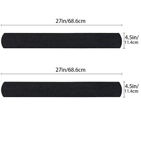 （68.6*11.4cm）2-pack Halkskyddsmatta för Möbel, Soffa Skydd, N