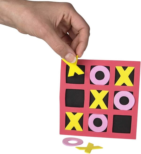 Tic Tac Toe (Mini skum Tic Tac Toe brettspill for barn, bursdag