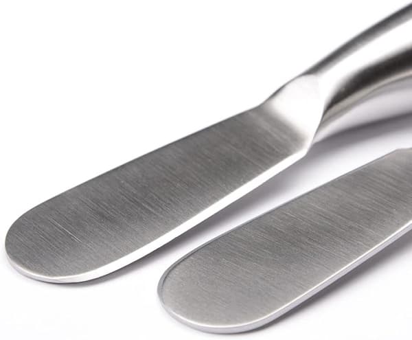 Smørekniv Sæt Mini - Smørekniv Sæt - Rustfrit Stål - 4 Dele - Osteknive - Til Smørepålæg - Letvægt - Rustfri