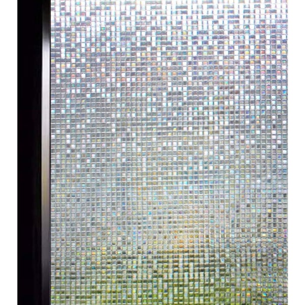 Privacy Window Film 3D Dekorativ Window Film Elektrostatisk Windo