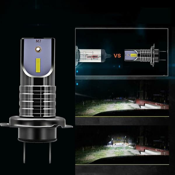LED Bilfrontlykter 2 stk 110w H7 LED Bilfrontlykter 3000K