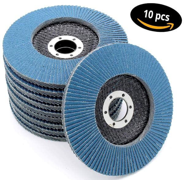 Skivekammer │ blå │ 10 stk │ Ø 115 mm │ korning 80 │ Flekk