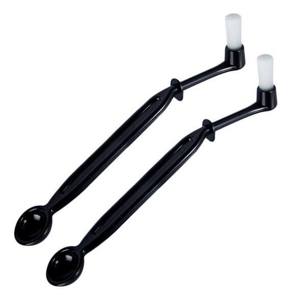 Kaffe Maskinborste Nylon Espresso Maskinborste med Sked (2-pack)