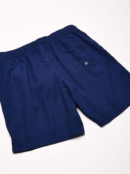 Mænds 9\" Indvendig Benlængde Hurtigtørrende Badebukser Strandshorts (S) Blå
