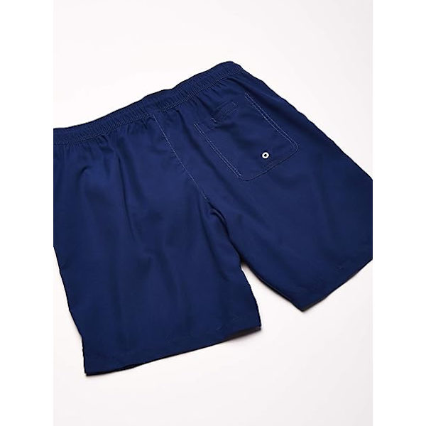 Männs 9\" Inseam Snabbtorkande Baddräktsshorts Strandshorts (M) Marinblå