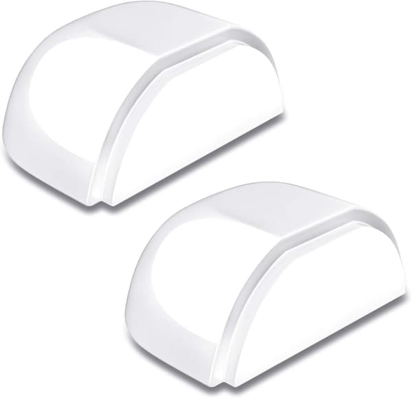 Sett med 2 gummidørstoppere - 4,2 x 2,2 x 3,8 cm (B x H x D) - Sel