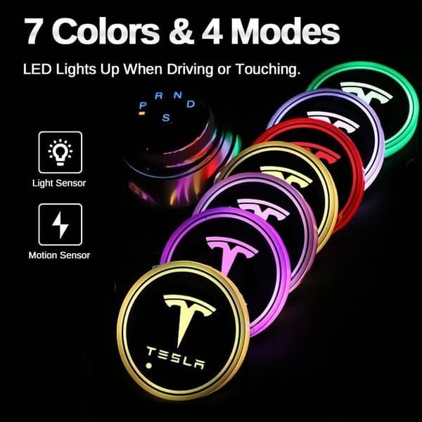 2022 2021 Tesla Model Y Model 3 RGB Neon Lysrør Indvendig LED