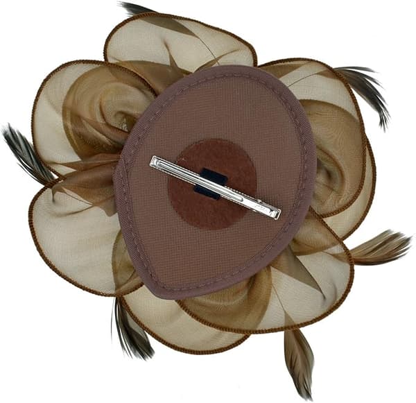 Dames Fascinator Hat Cocktail Party Te Headpiece Blomst Mesh