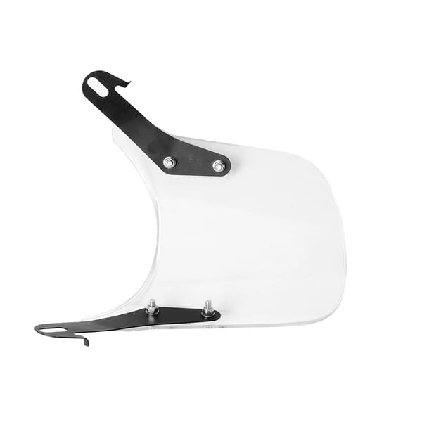 1 stk (Farve: Hvid) Universal Motorcykel Vindskærm - W