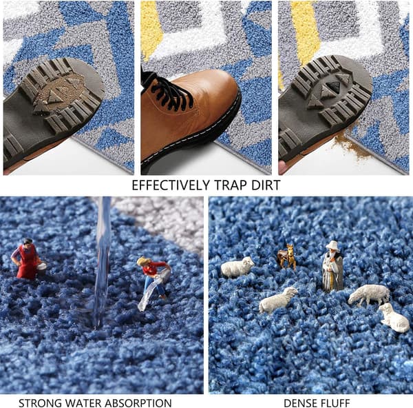 Antislip Bademåtte, Indendørs Dørmatte, Antislip Dørmatte, Absorberende
