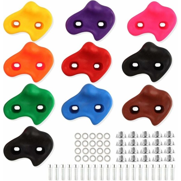 10 st klätterhållare för barn (slumpmässig färg), klätterhållare för barn med