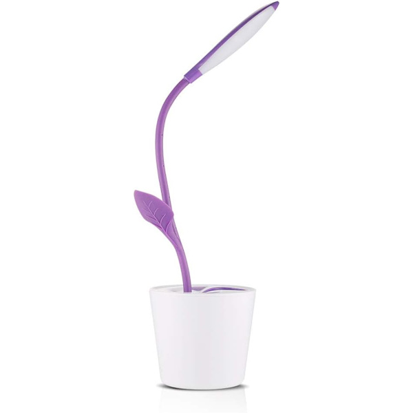 Trådlös skrivbordslampa, Justerbar Ljusstyrka Touch LED Läslampa
