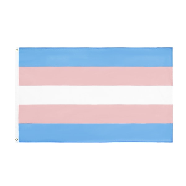 Transsukupuolinen Pride-lippu 90x150cm Transsukupuolinen sateenkaaribanneri 2kpl
