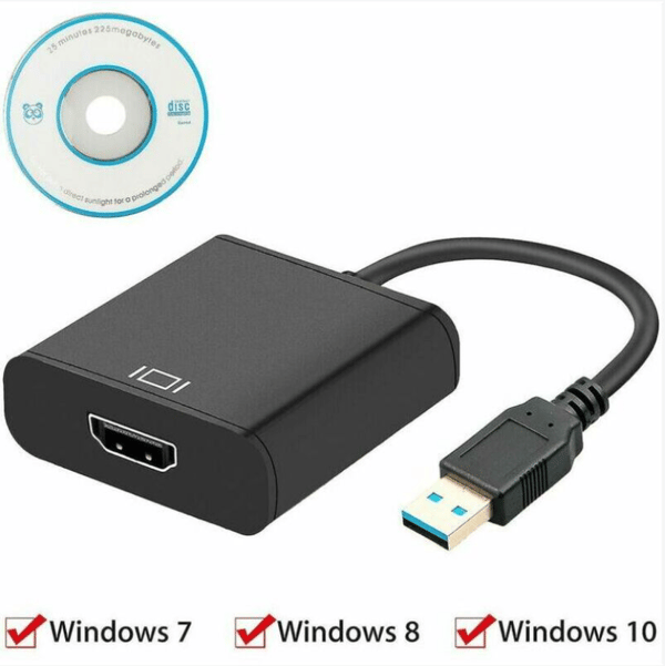 USB til HDMI adapter