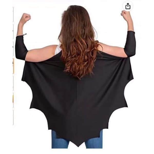 Vampyr flagermus kostume til børn, sort