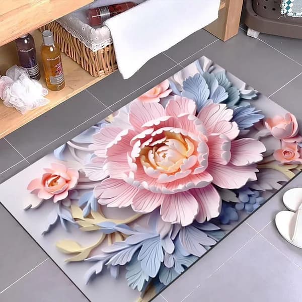 50*80 cm, baderomsmatte gulvmatter til badet kiselgur