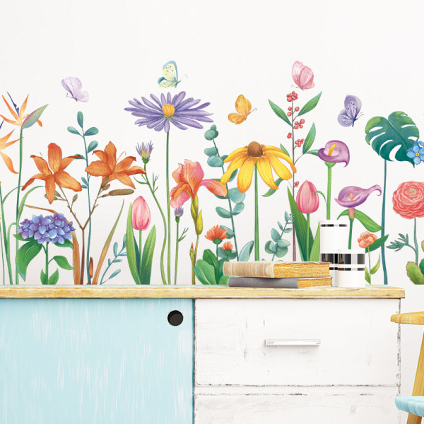 Blomma väggdekor för flickor - Kids DIY väggdekor för Clas