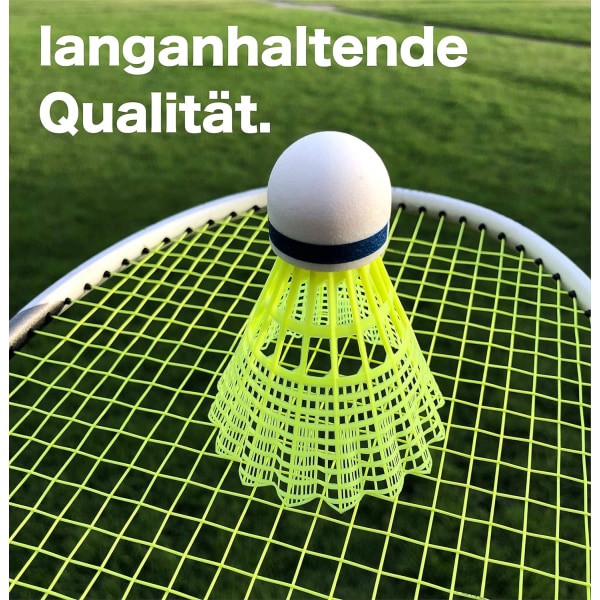 Badmintonbolde - Til Træning og Konkurrence - Gul - Til Ude