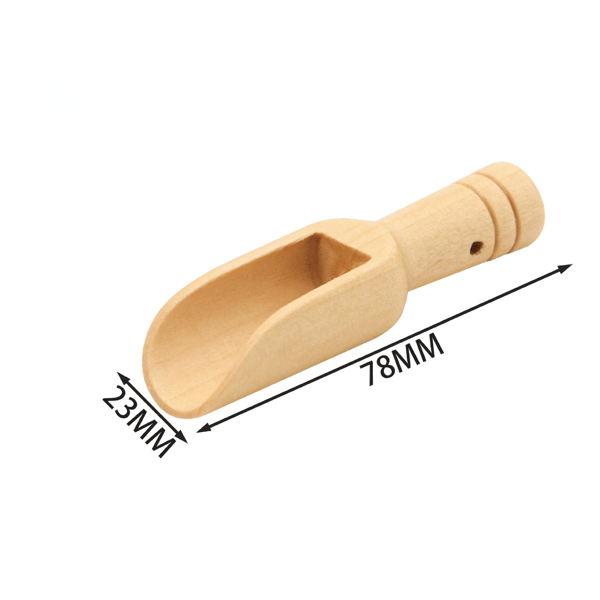 Mini treskje, 12 stk 7,8 cm liten saltskje, bade treskje