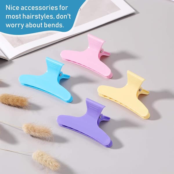 4 Stykke Salon Butterfly Clips Hårstyling Butterfly Clips Hår