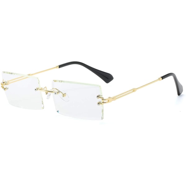Kantløse rektangulære solbriller, kompatible med Ultralight Metal F