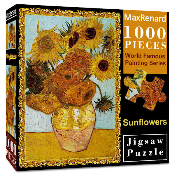 1000-bitars pussel för vuxna Utmanande pussel Perfekt för spelkvällar, 3-pack (Mona Li