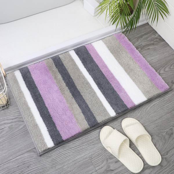 Halksäker Absorberande Badmatta, Mikrofiber Badmatta, Badrumsmatta