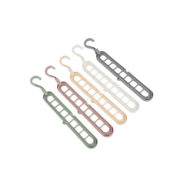Platsbesparande Hängare, 5-pack Multihängare Organizer, Magic Cloth