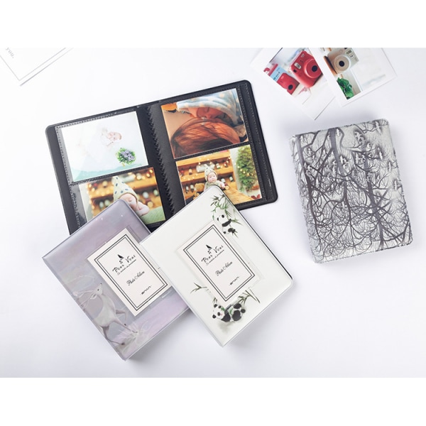 Polaroid 3 tommer standard mini fotoalbum (Panda)
