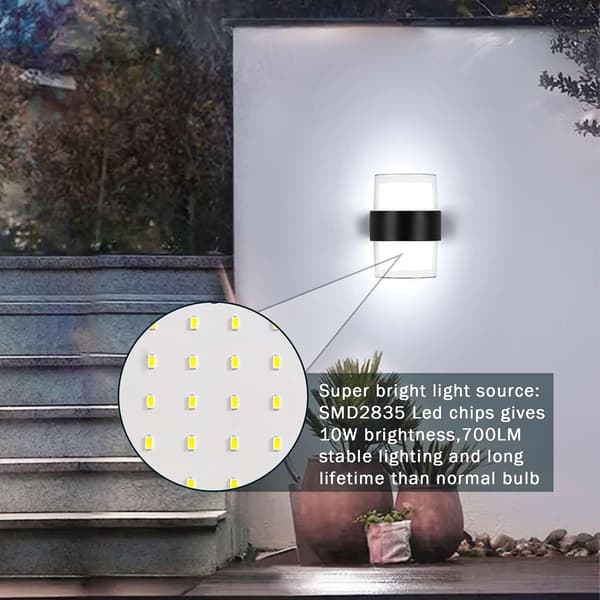 LED-ulkoseinävalaisin IP65 vedenkestävä ulkoseinävalaisin ulko