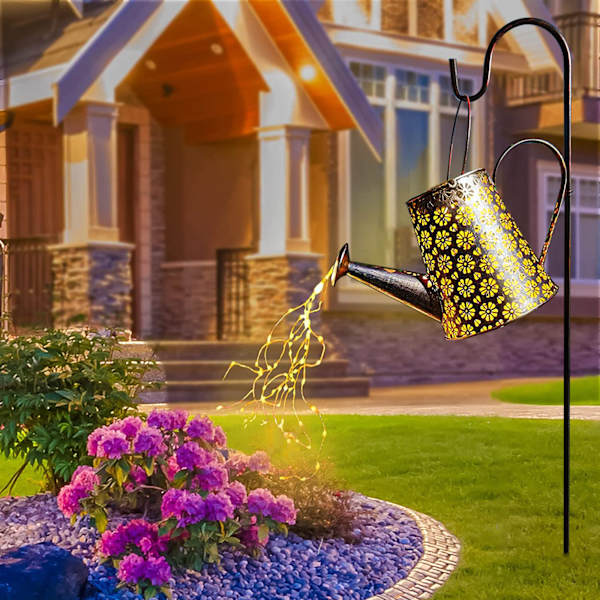 LED solcellelys solcellelys havevandkande lys LED lys