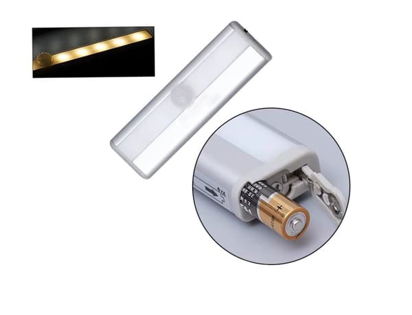 6 LED Smart Nattlampa med Rörelsedetektering, Humaniserad Design
