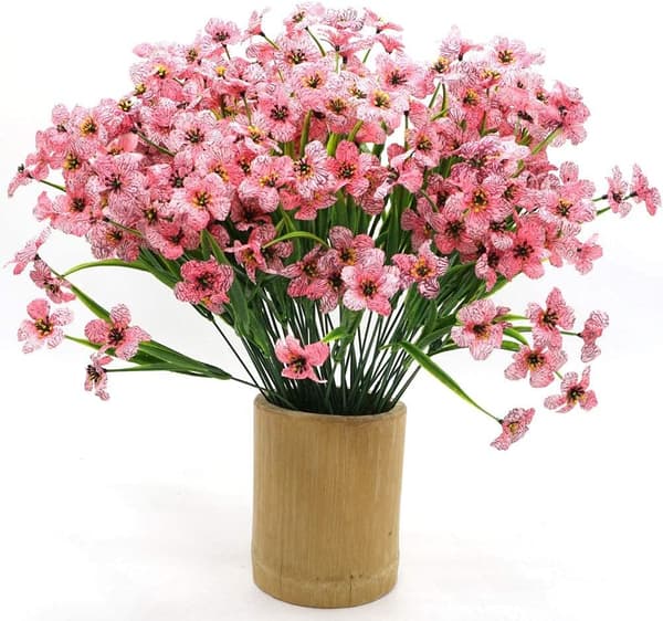 10 stk Kunstige Blomster Udendørs UV-Resistente Kunstige Blomster