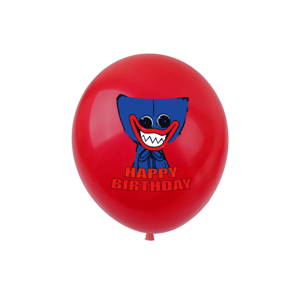 9st Poppy's Playtime Födelsedagsdekoration Tillbehör Latexballonger