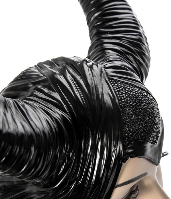 Halloween-dekorasjoner Ond heks kvinner hornhatt latex dronninghode