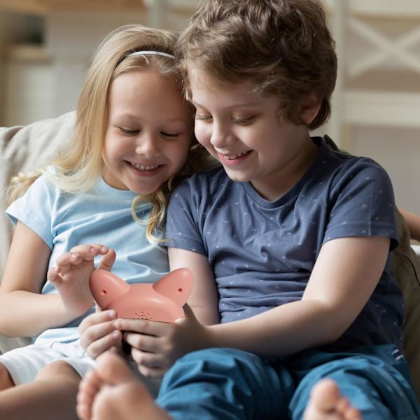 (Corgi Rosa) Light Up Pop Fidget Sensoriska Leksaker Handheld Spel, Push Bubble Pop Pusselspel Ma