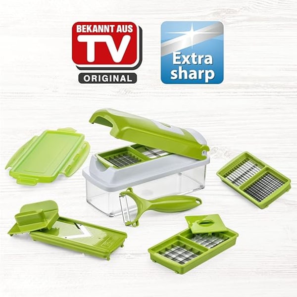 Nicer Dicer Smart (10 delar) grönsakskutter, lökhackare, man